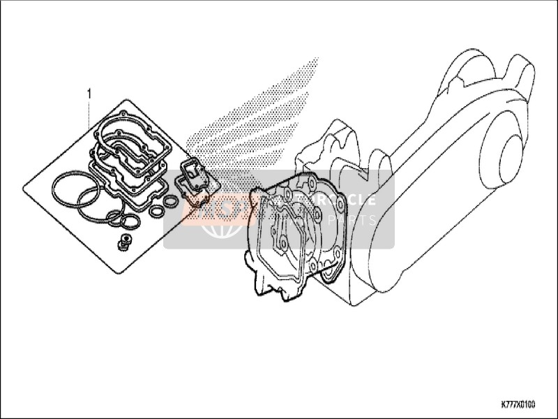 Honda SH125D 2019 Trousse de Mixte A pour un 2019 Honda SH125D